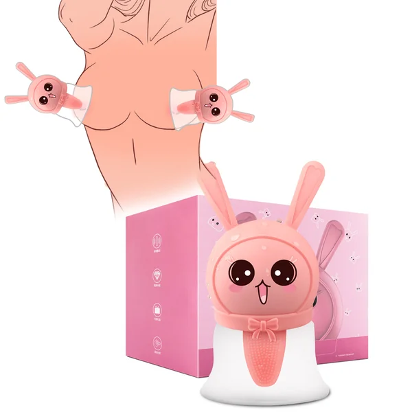 Bobo Rabbit Sexy Breast Stimulation Breast Massager Licking Sucker