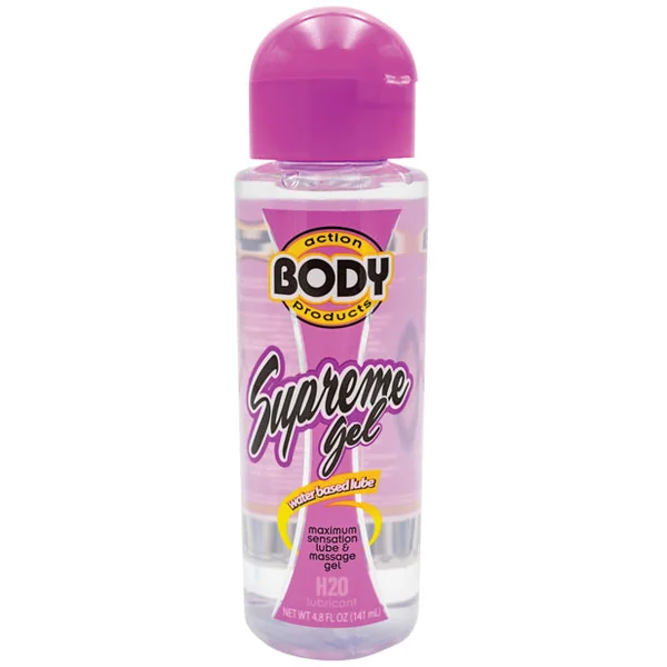 Body Action Supreme Water Based Gel - 4.8 Oz Bottle