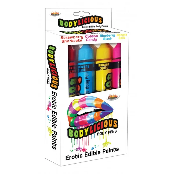 BODYLICIOUS EDIBLE BODY PENS 4PK