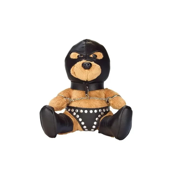 Bondage Bearz Sal The Slave Stuffed Animal – Brown/Black