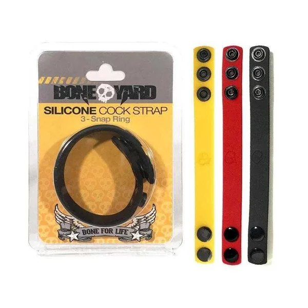 Bone Yard Silicone Cock Strap – 3 Colors