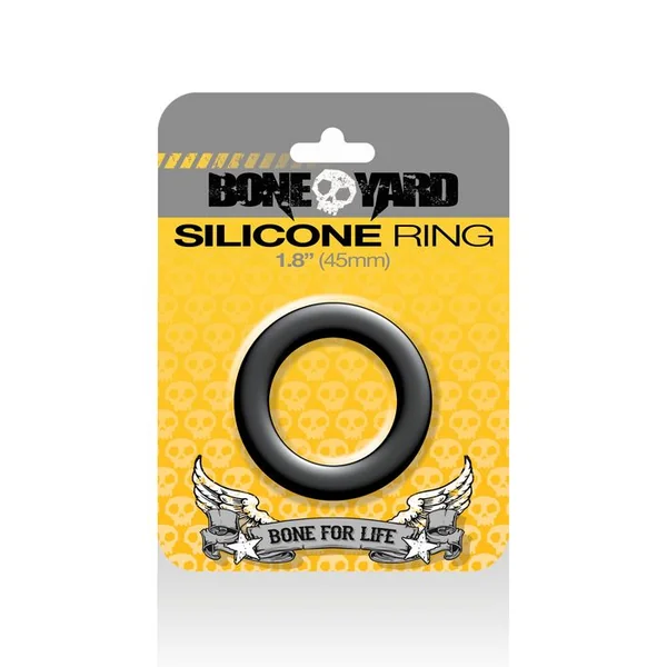 BONEYARD SILICONE RING 45MM BLACK