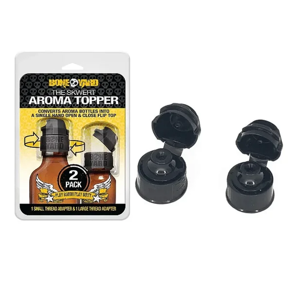 Boneyard Skwert Aroma Topper 2pk Easy-To-Open Theard Adapter