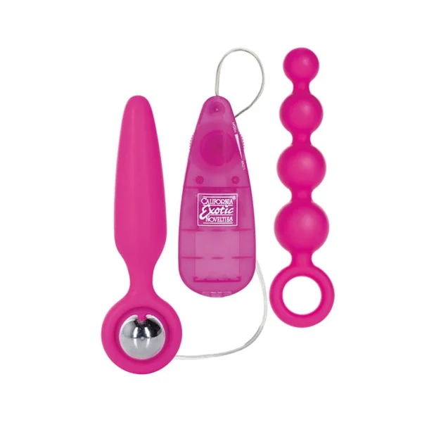 Booty Call Booty Vibro Kits - Pink