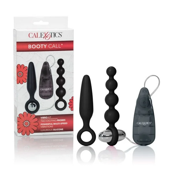Booty Call Vibro Vibrating Anal Plug 2pk Kit by Cal Exotics