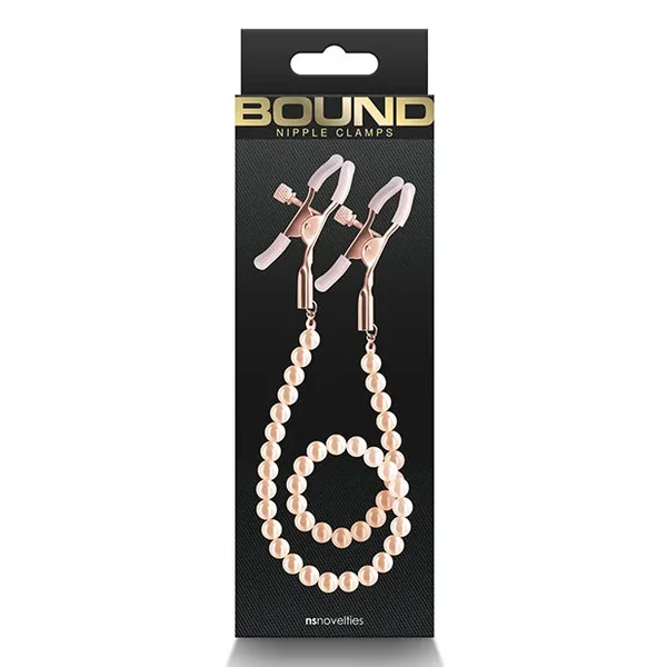 Bound DC1 Nipple Clamps – Rose Gold