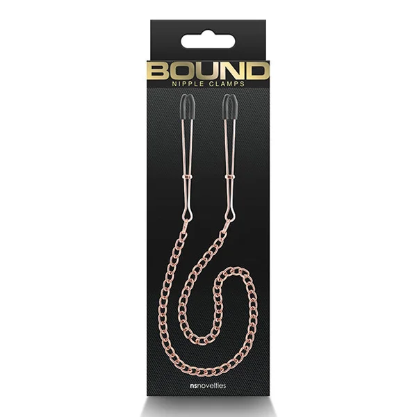 Bound Dc3 Nipple Clamps - Rose Gold