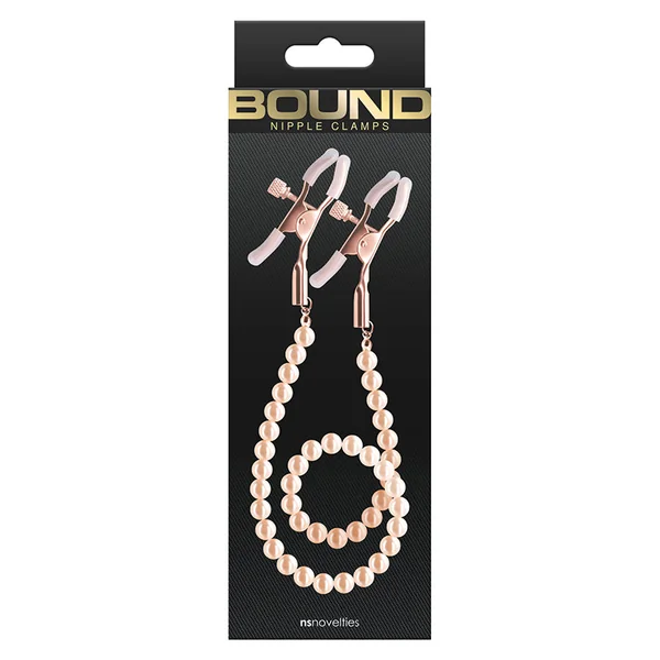 Bound Nipple Clamps DC1 - Rose Gold