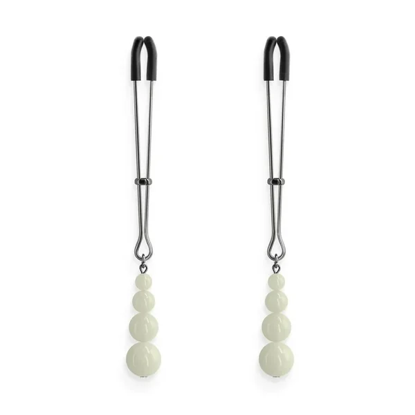Bound Nipple Clamps G2 Iron Glow in the Dark – Gray