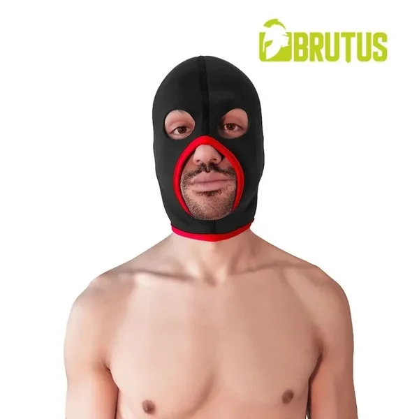 Brutus – Neoprene Face F*cker Hood | Red