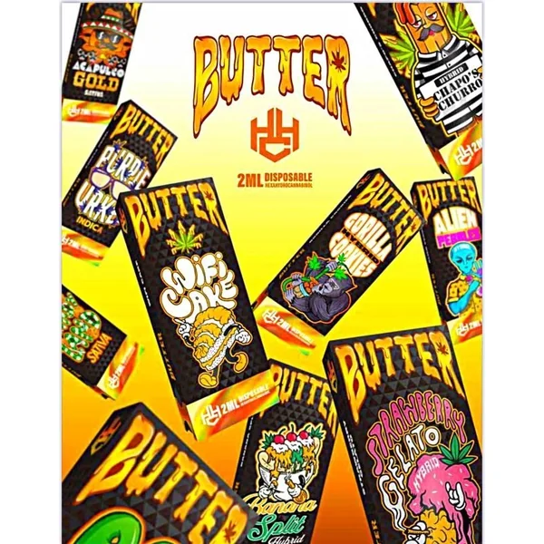 Butter 2ml HHC Disp Chapos Churro Hybrid Live Resin