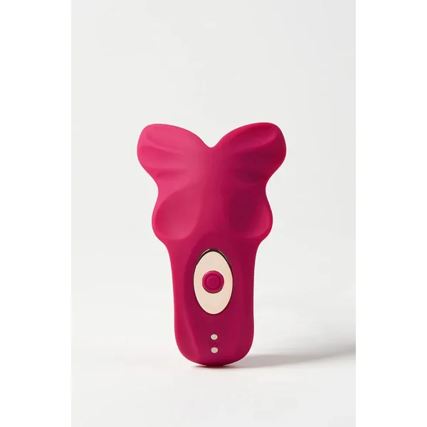 Butterfly Wearable Vibrator with Remote Control – Ultra-Thin Clitoral Stimulator with 9 Vibration & Rotation Modes, Waterproof & Rechargeable