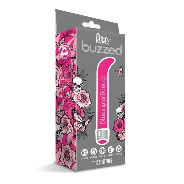 Buzzed 7″ G-Spot Vibe – Blazing Beauty Pink