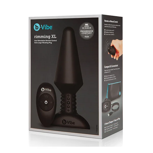 B-Vibe Rimming Plug XL - Black