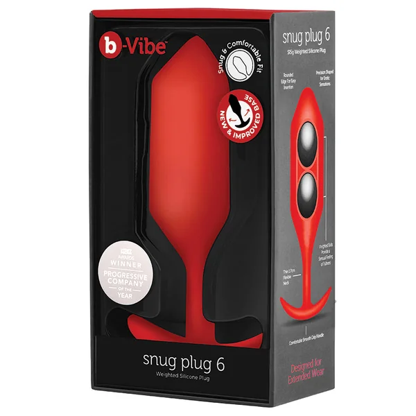 b-Vibe Snug Plug 6 - Red