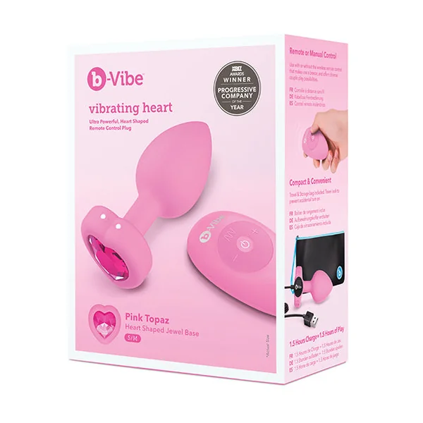 B-vibe Vibrating Heart Plug