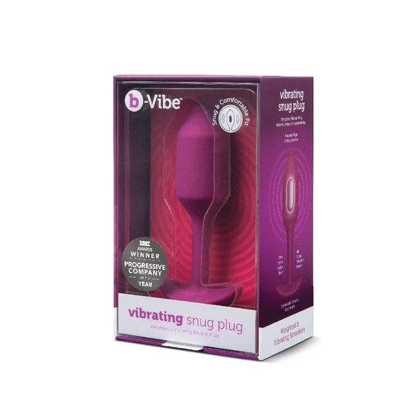 B-Vibe Vibrating Snug Plug 2 - Rose
