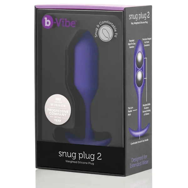 b-Vibe Weighted Snug Plug 2 – 114 g Purple