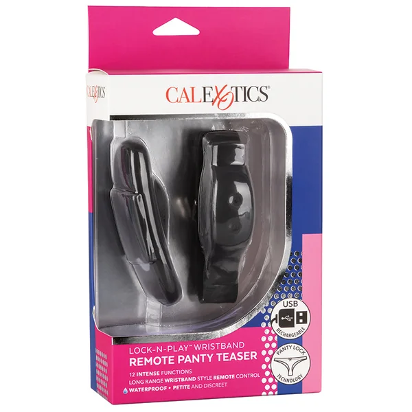 CalExotics Lock-N-Play Wristband Remote Panty Teaser