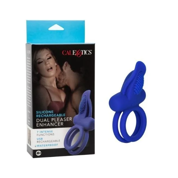 Calexotics Silicone Ring Dual Pleaser Enhancer