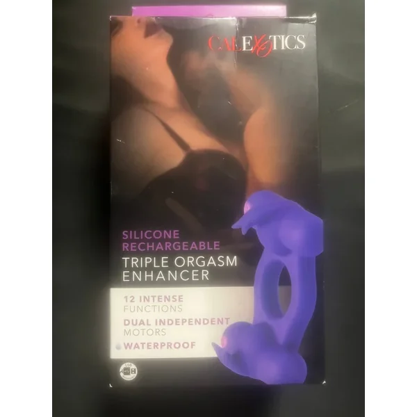 CalExotics Silicone Triple Orgasm Enhancer Vibrating Ring