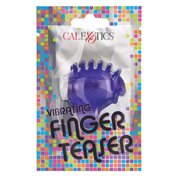 CalExotics Vibrating Finger Teaser Foil Prepack of 24 - Purple