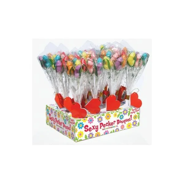 Candy Penis Bouquet - 12 Piece Display