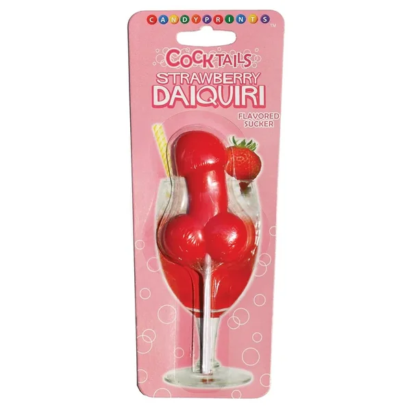 Candy Prints Strawberry Daquiri Cocktail Sucker