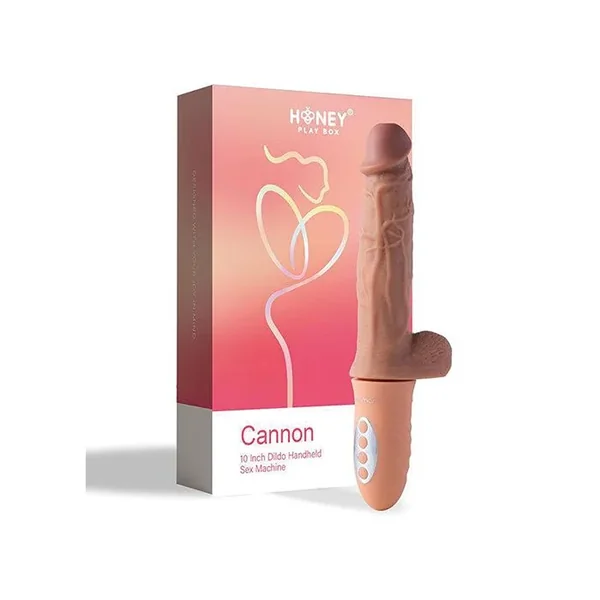 Cannon 10″ Dildo Handheld Sex Machine – Light