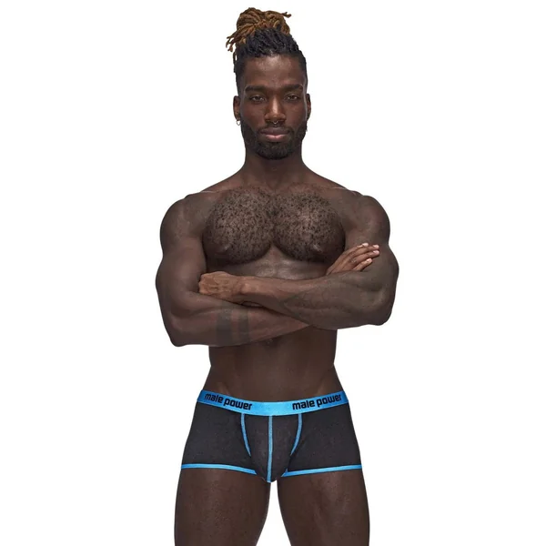 Casanova Uplift Mini Shorts - Medium - Black/blue