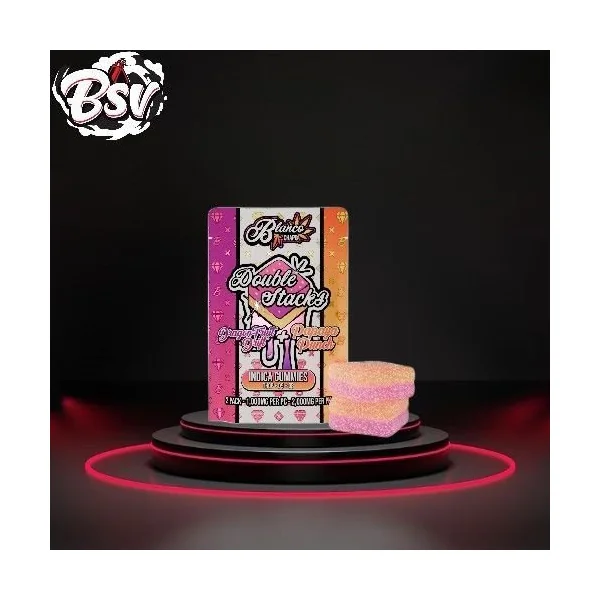 Chapo Double Stacks Gummies 1,000mg 30ct Dragon Fruit/Papaya Pun