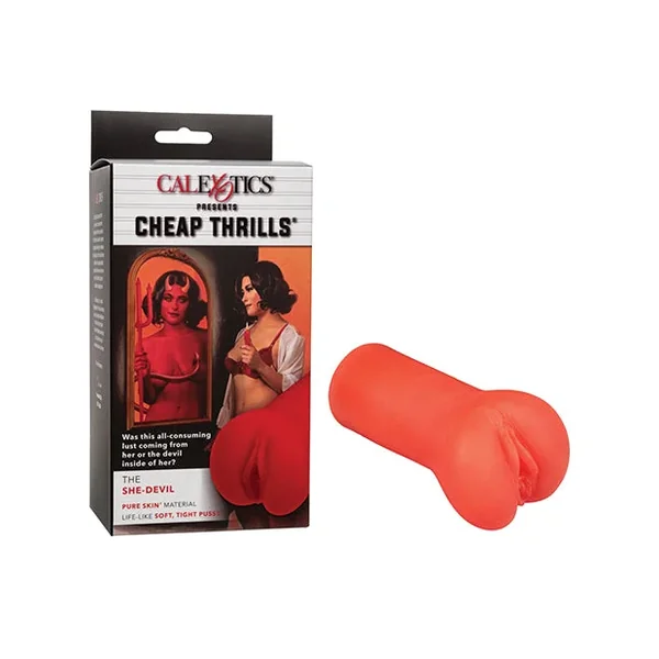Cheap Thrills The She-Devil Pussy Masturbator – Red