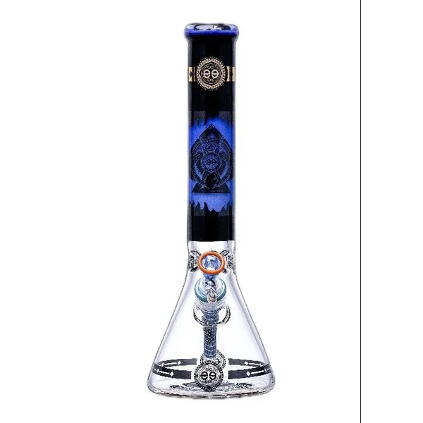 Cheech Milky Blue Protect The Crest Beaker