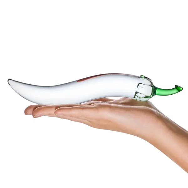 Chili Pepper Glass Dildo