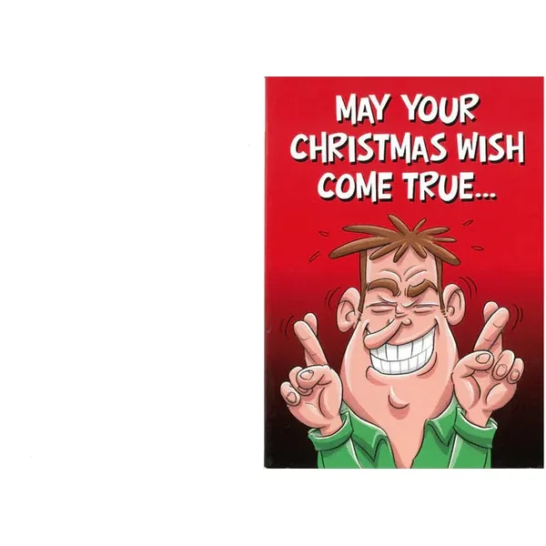 Christmas Card "May Your Christmas Wish Come True" Male