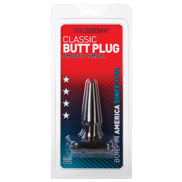 Classic Butt Plug - Small Black