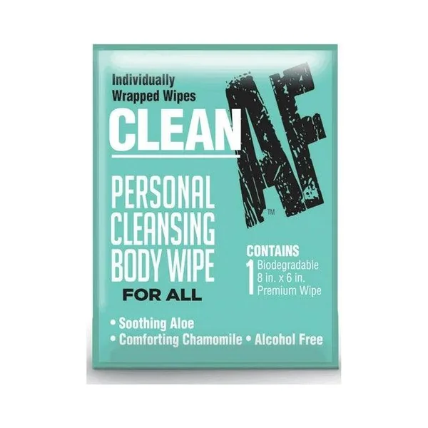 Clean AF Personal Cleansing Body Wipe - 1 Count