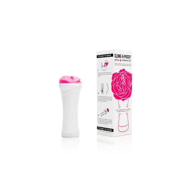Clone-A-Pussy Plus Sleeve Kit, Hot Pink