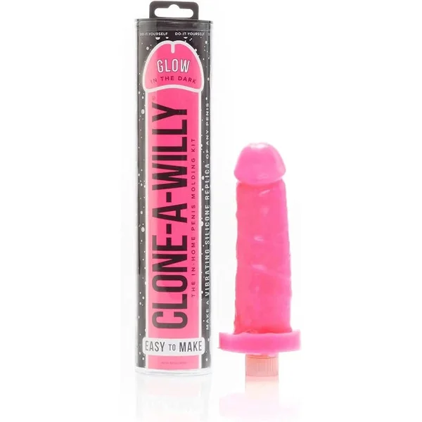Clone-A-Willy Kit ”Glow In The Dark” -Pink