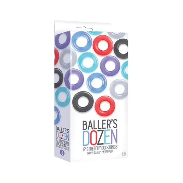 Cock Ring - Icon Brands - Baller's Dozen