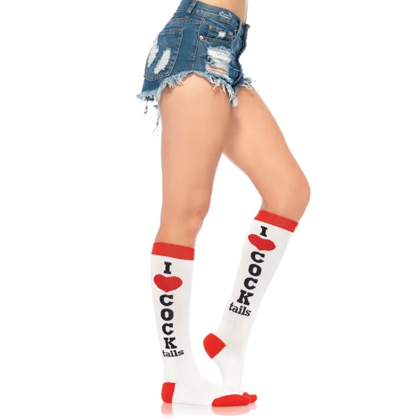 Cocktails Knee High Socks - One Size