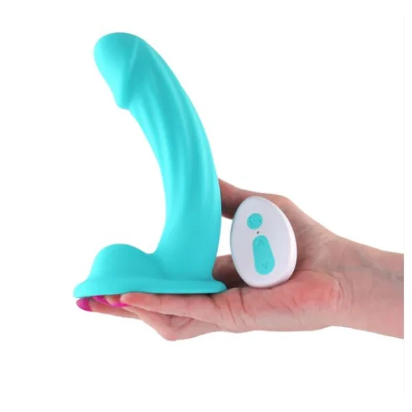 COLOURS CURVE VIBR. 6′ DILDO TEAL
