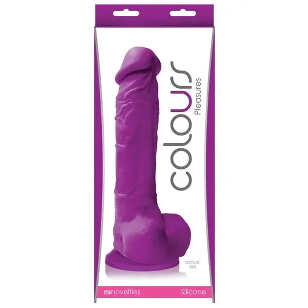"Colours Pleasures 8"" Dildo W/suction Cup"