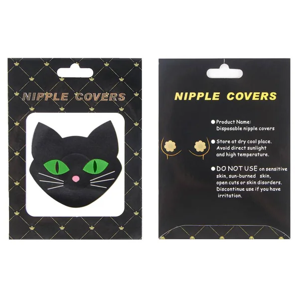 ComeOn Dear – Nipple Cover Cat Faces – Glow in the Dark