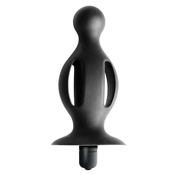 COMMANDER EXPERT VIBRATING BUTT PLUG BLACK