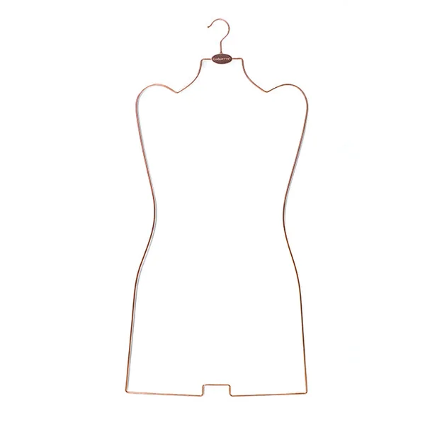 Coquette Branded Metal Body Hanger - Rose Gold