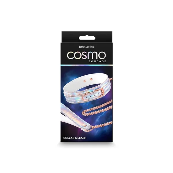 Cosmo – Holo/Rose Gold Bondage Collar