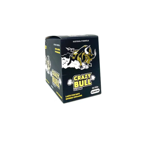 Crazy Bull 30 Pill Box Display