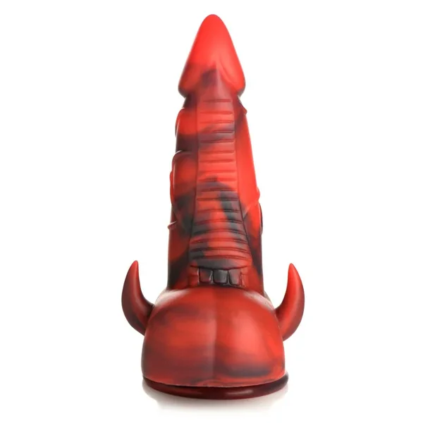 Creature Cocks Horny Devil Demon Silicone Dildo Black Red