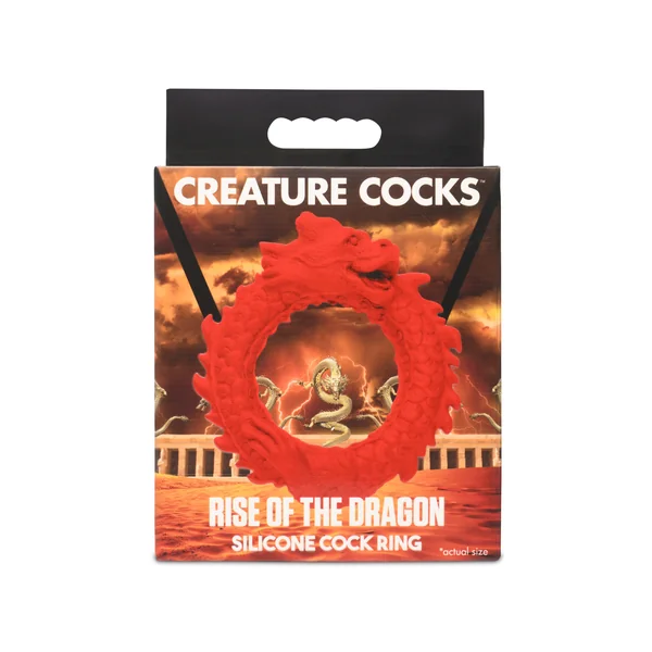 CREATURE COCKS RISE OF THE DRAGON SILICONE COCK RING